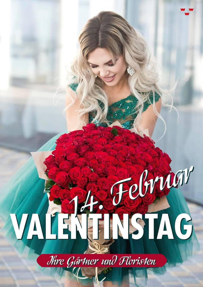 valentinstag herz plakat