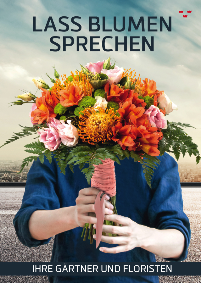 bgm koeln plakat lass blumen sprchen